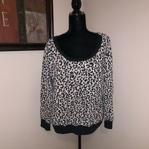 Cheetah print sweater